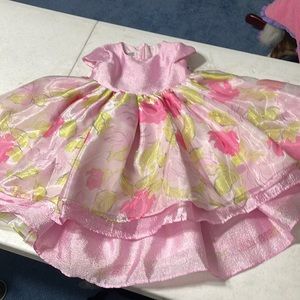 Pastourelle party dress.beautiful pinks NWT